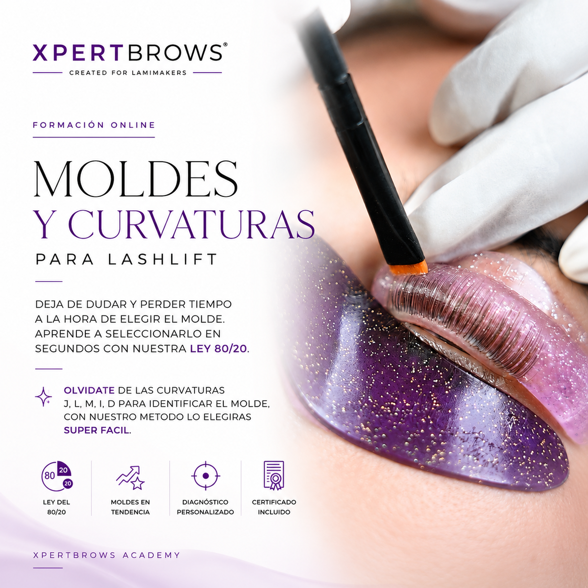 Moldes & Curvaturas para Lash Lifting
