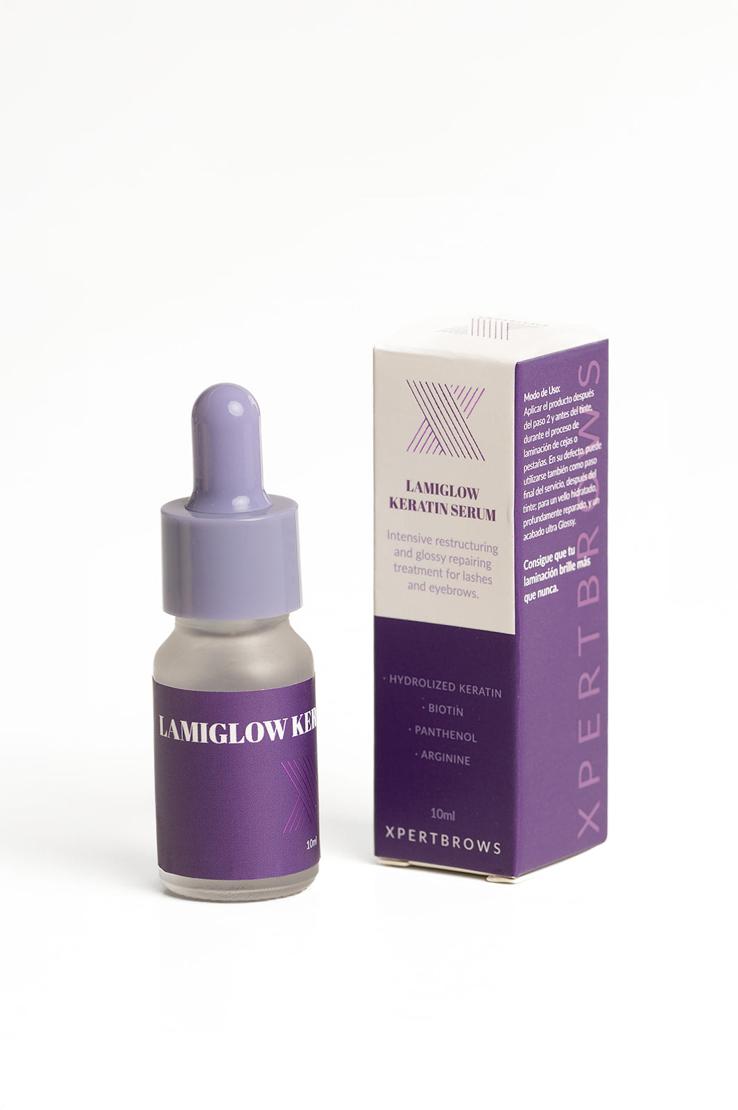 LAMIGLOW KERATIN SERUM - Suero reestructurante para pestañas y cejas con Keratina 10ml - XpertBrows