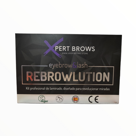 Rebrowlution kit profesional laminación de cejas y pestañas - NUEVO (10ml) hasta 40 SERVICIOS - XpertBrows