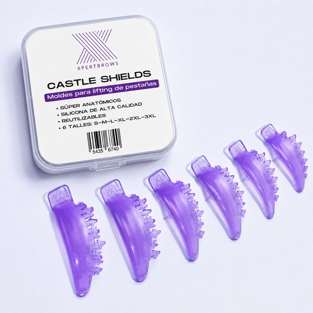 Castle Shields | Moldes para Lifting de Pestañas
