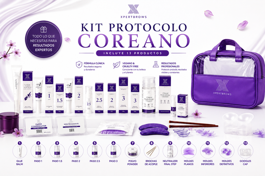 Kit de productos (Programa Coreano Xpertbrows™)