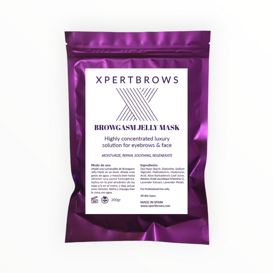 BROWGASM JELLY MASK para Cejas y Rostro - 200gr - XpertBrows