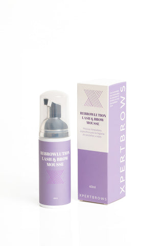 Mousse Limpiadora Rebrowlution para pestañas y cejas - 30ml o 60ml - XpertBrows