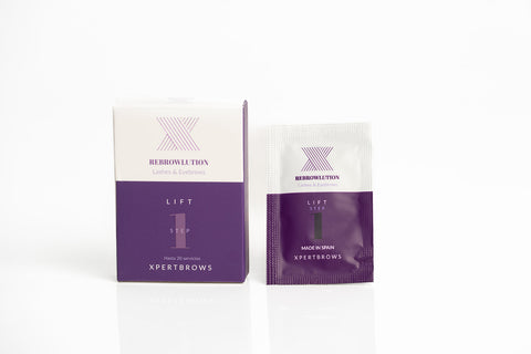 Loción Rebrowlution LIFT 1 - 5 sobres 1ml Aprox 10-15 servicios - XpertBrows