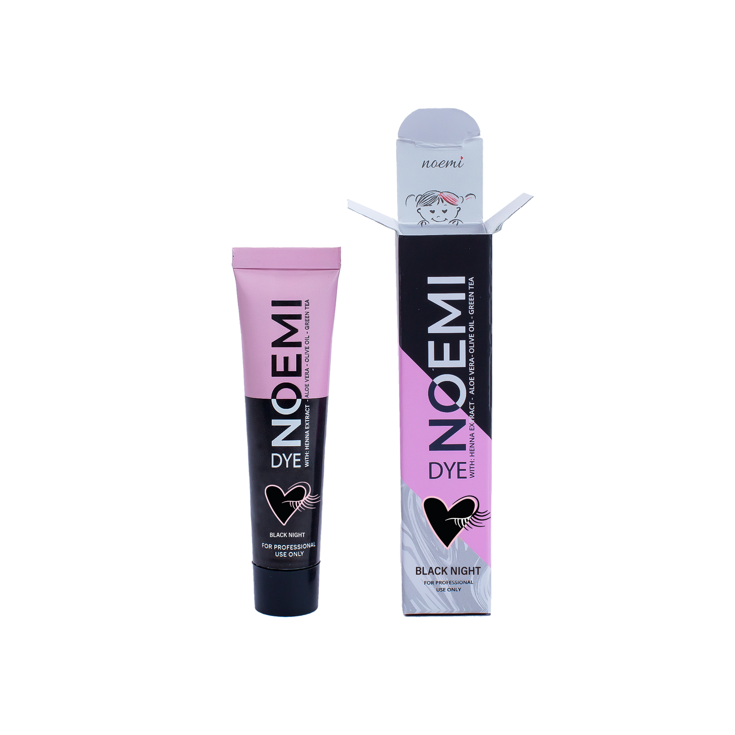 NOEMI Tinte Híbrido efecto Henna para cejas y pestañas (con Aloe Vera y Té verde) - XpertBrows