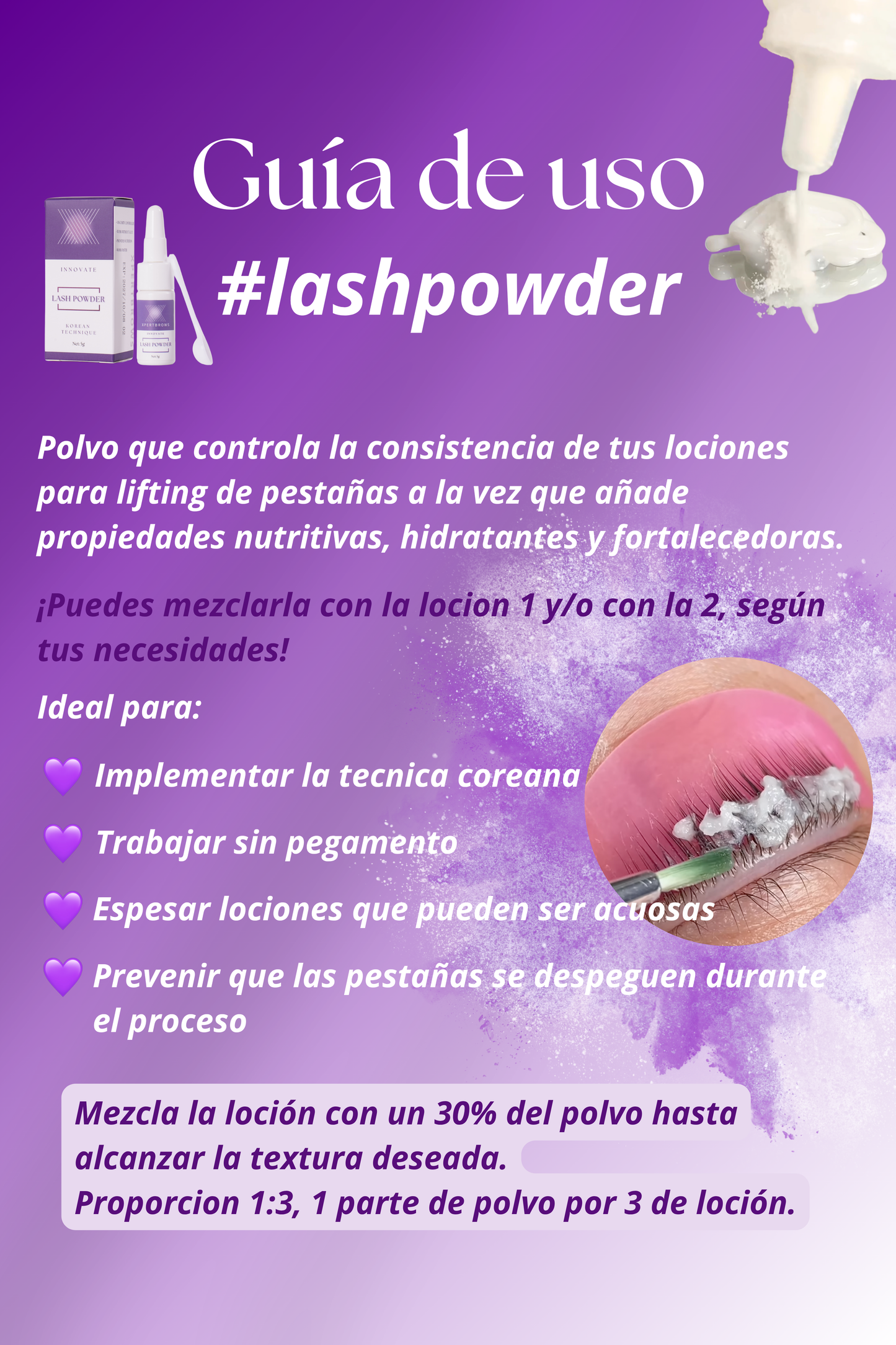 NUEVO Lash Powder (Sin pegamento) - XpertBrows