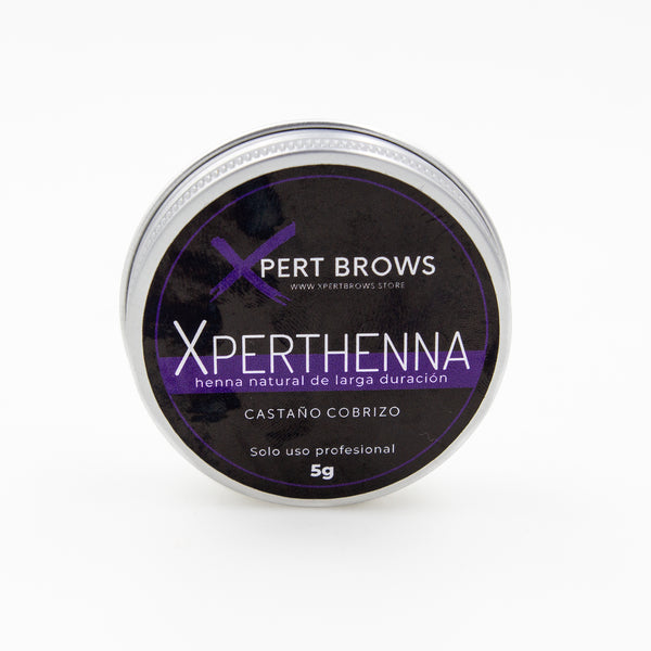 XPERTHENNA 5g Cápsulas tono castaño cobrizo (efecto bio-tattoo) - XpertBrows