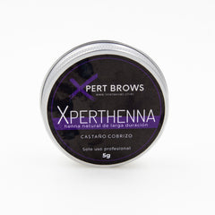 XPERTHENNA 5g Cápsulas tono castaño cobrizo (efecto bio-tattoo) - XpertBrows