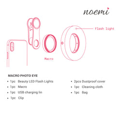 NOEMI - Lente Macro con Luz Led - XpertBrows